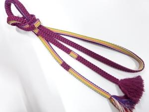 正絹　手組帯締め